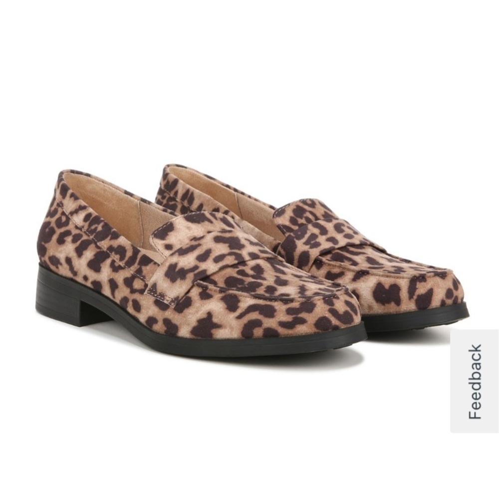 NEW IN BOX LifeStride Women's Sonoma 2 Loafer - Cheetah Print. Size 10 Wide